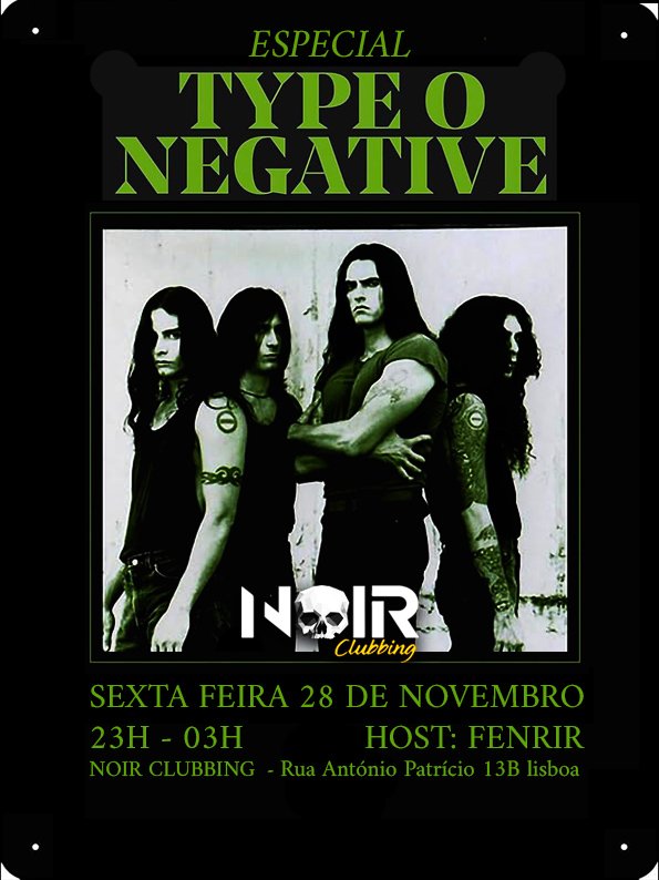 ESPECIAL TYPE O NEGATIVE