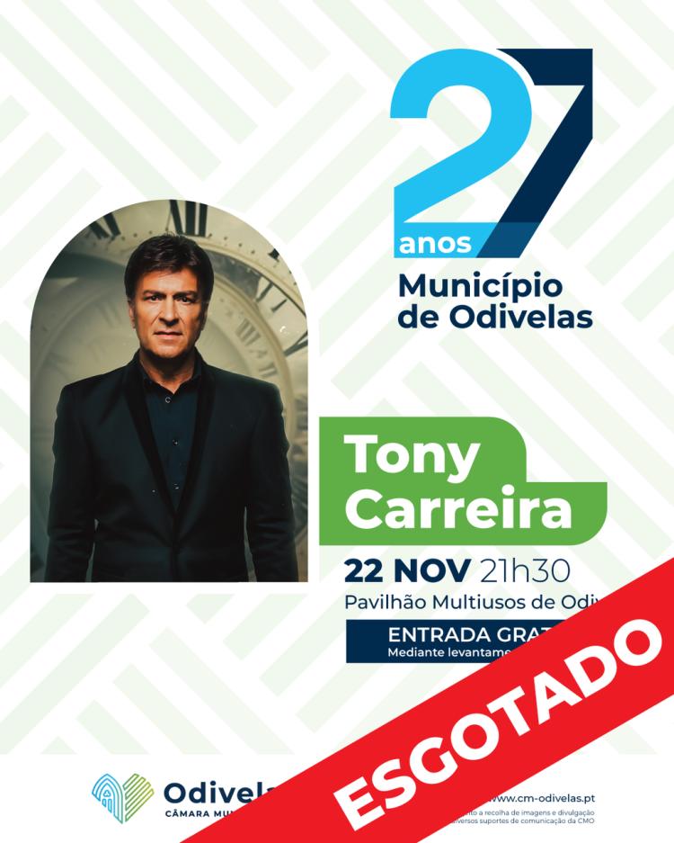 CONCERTO DE TONY CARREIRA