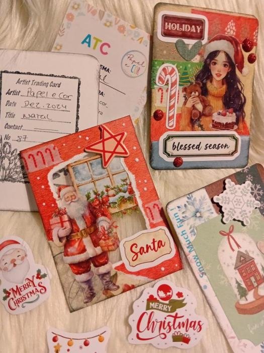 Workshop de ATC’s alusivos ao Natal