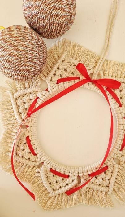 Workshop Coroa de Natal em Macramé