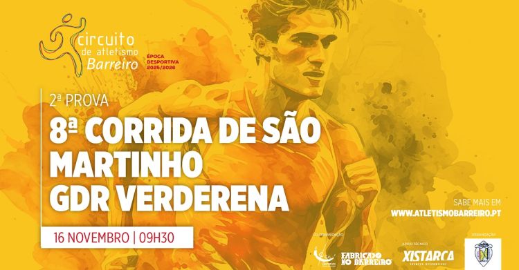 Corrida de São Martinho GDR Verderena | Circuito de Atletismo do Barreiro