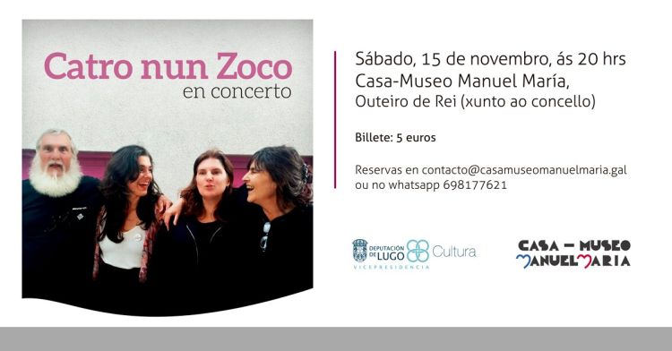 Catro nun Zoco, en concerto