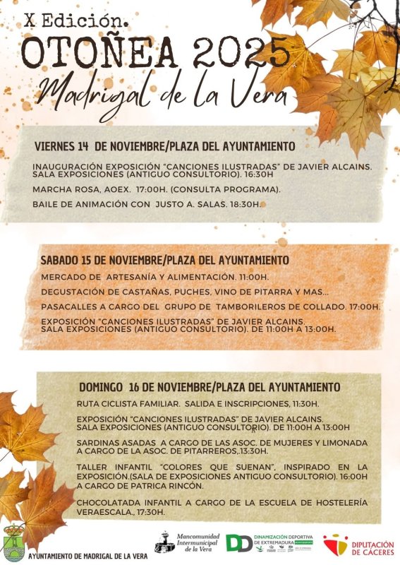 X Edición Otoñea 2025 en Madrigal de la Vera