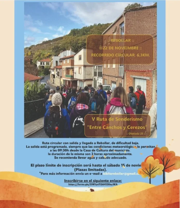 V Ruta de Senderismo 'Entre Canchos y Cerezos'