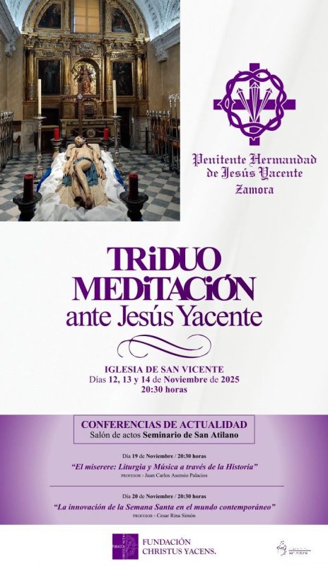 Triduo de Meditación ante Jesús Yacente