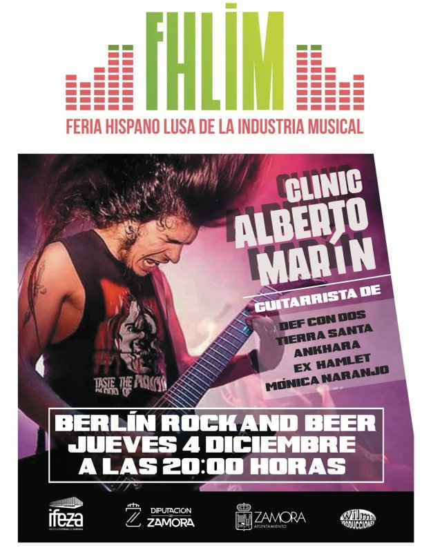 Clinic de Guitarra con Alberto Marín en FHLIM