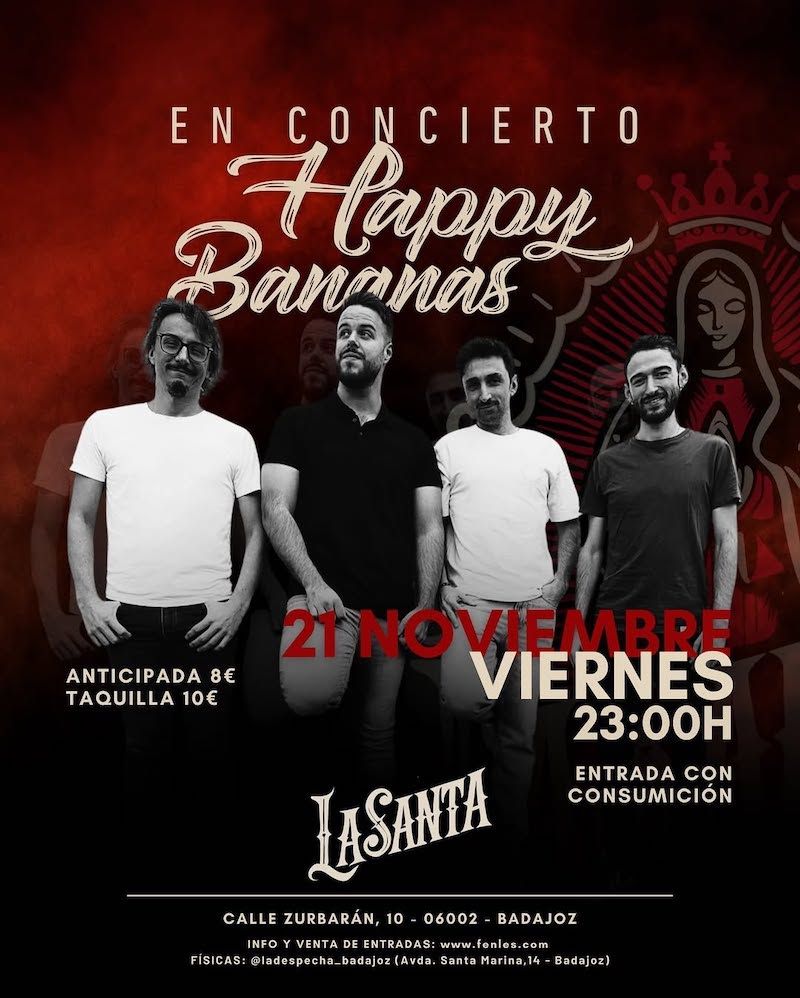 Concierto de Happy Bananas
