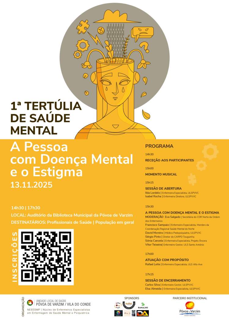 1.ª Tertúlia de Saúde Mental