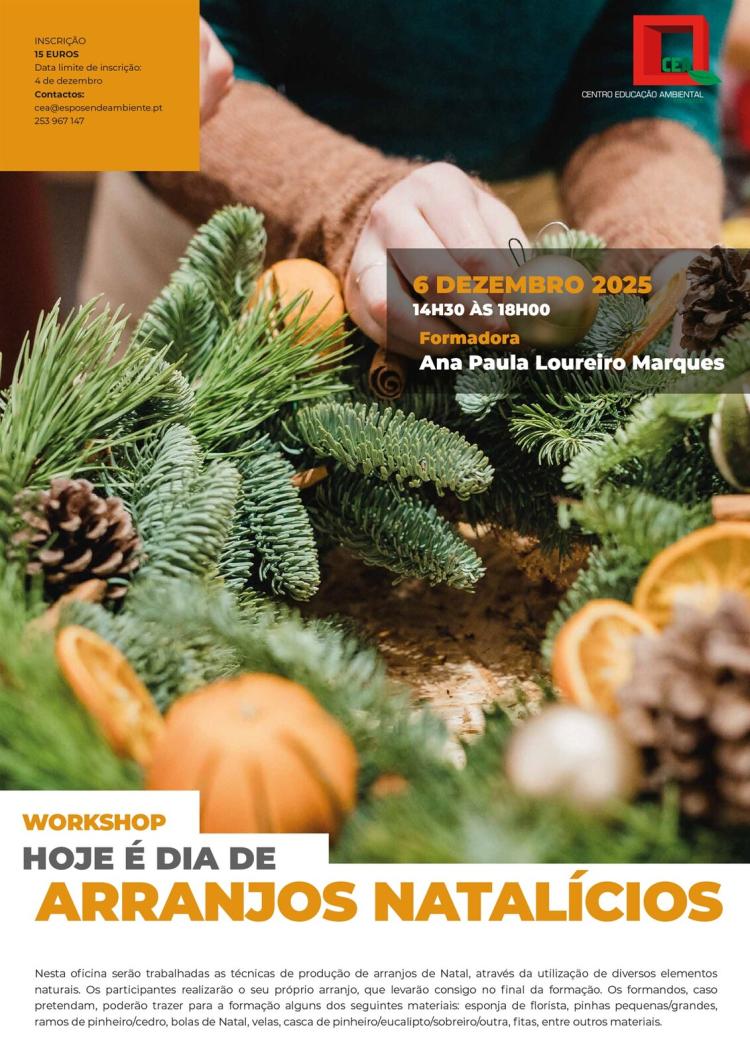Workshop | Hoje é dia de: Arranjos Natalícios