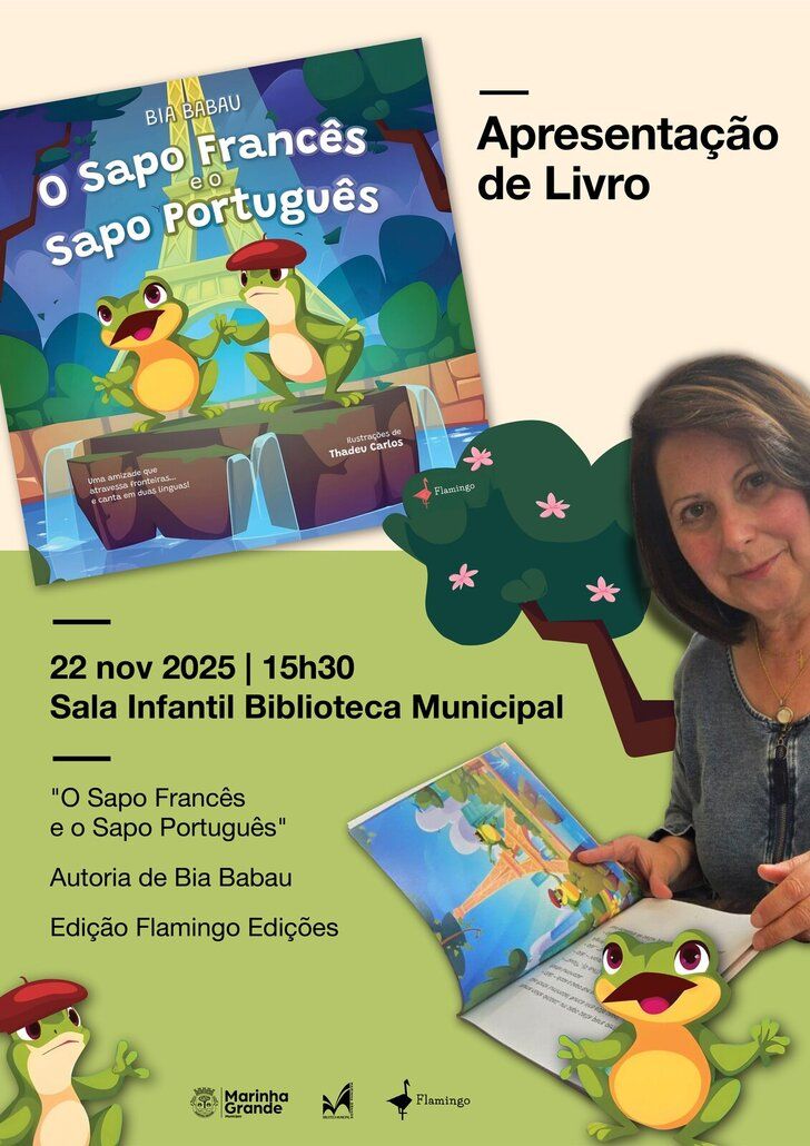 APRESENTAÇÃO DE LIVRO | “O Sapo Francês e o Sapo Português”, de Bia Babau