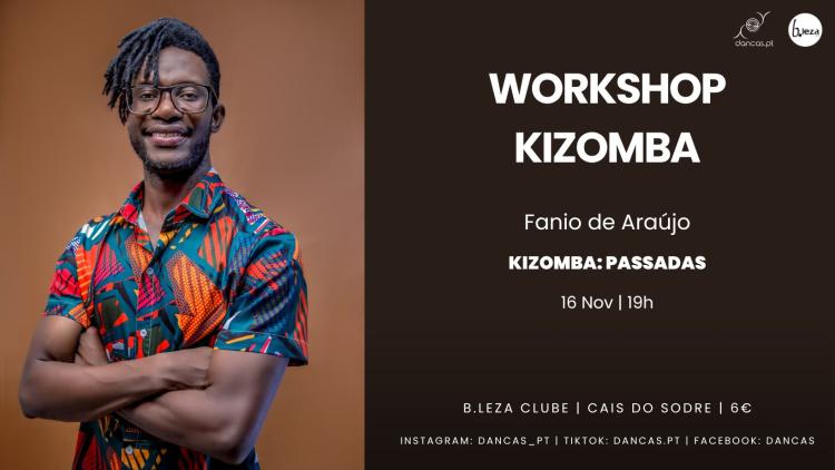 Danças no B.leza | 16 Nov | Kizomba: Passadas | Fanio de Araújo