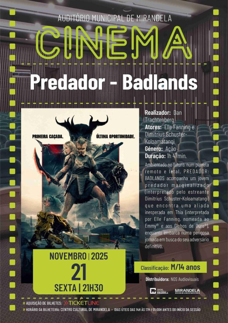 Predador - Badlands | Cinema