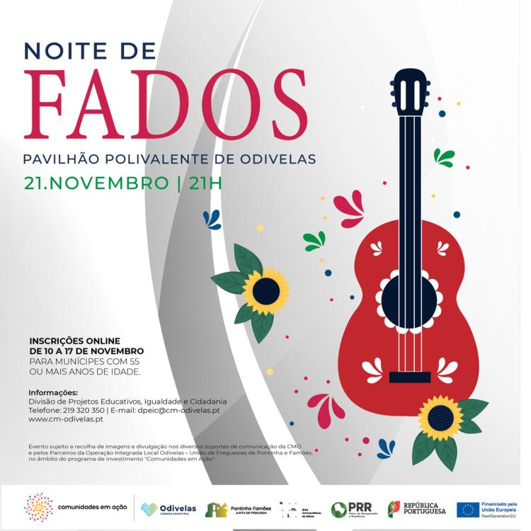 Inscrições | NOITE DE FADOS