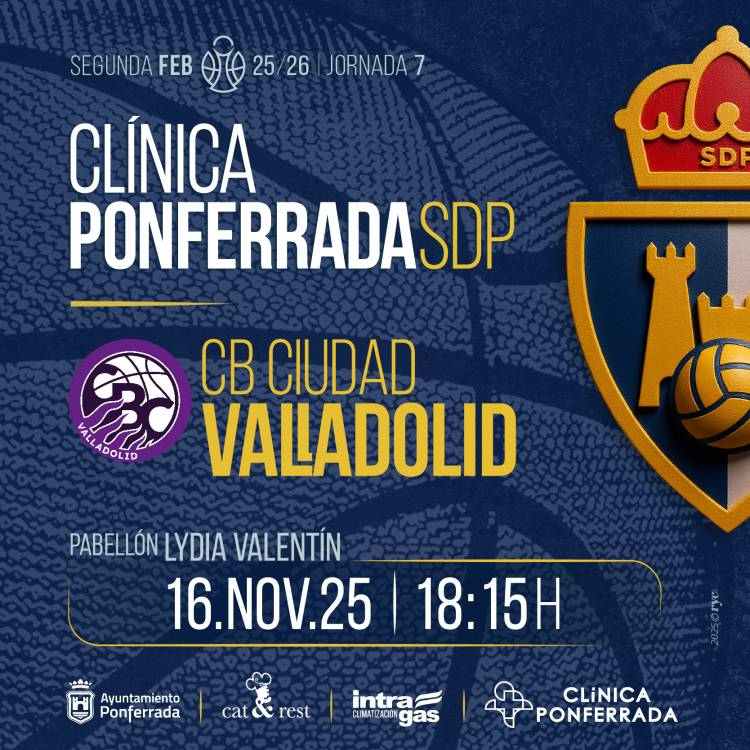 Clínica Ponferrada SDP vs UEMC Baloncesto Valladolid