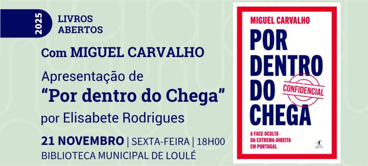 Livros Abertos com Miguel Carvalho