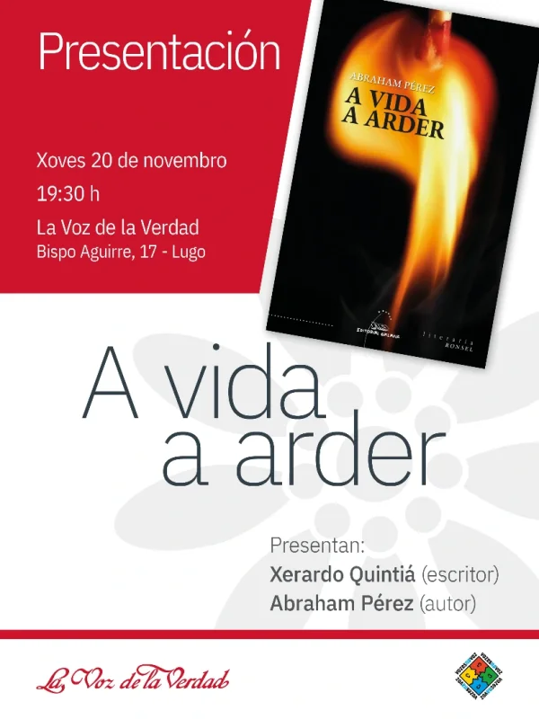 Presentación de 'A vida arder' de Abraham Pérez
