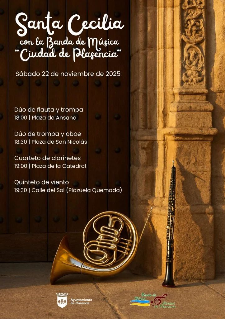 Santa Cecilia con la Banda de Música Ciudad de Plasencia