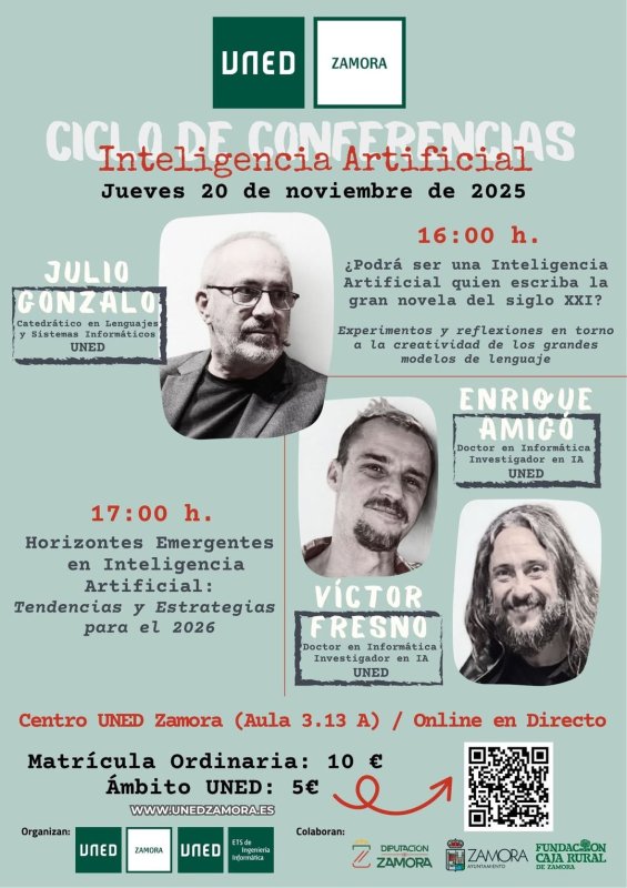 Ciclo de Conferencias sobre Inteligencia Artificial en UNED Zamora