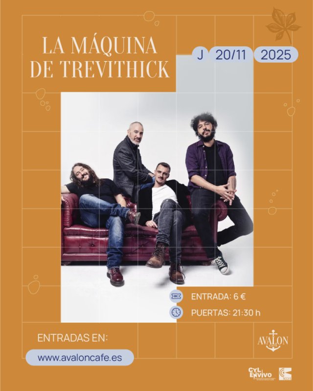 Concierto de La Máquina de Trevithick en Avalon Café