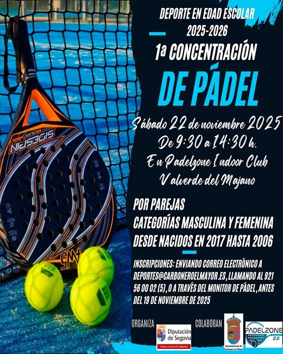 Concentración de Pádel.