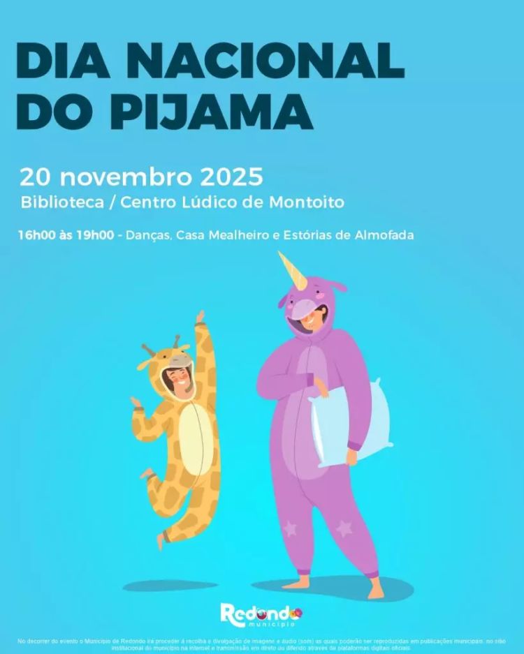Dia Nacional do Pijama | dia 20 de novembro | 16h00-19h00 | Biblioteca/ Centro Lúdico de Montoito
