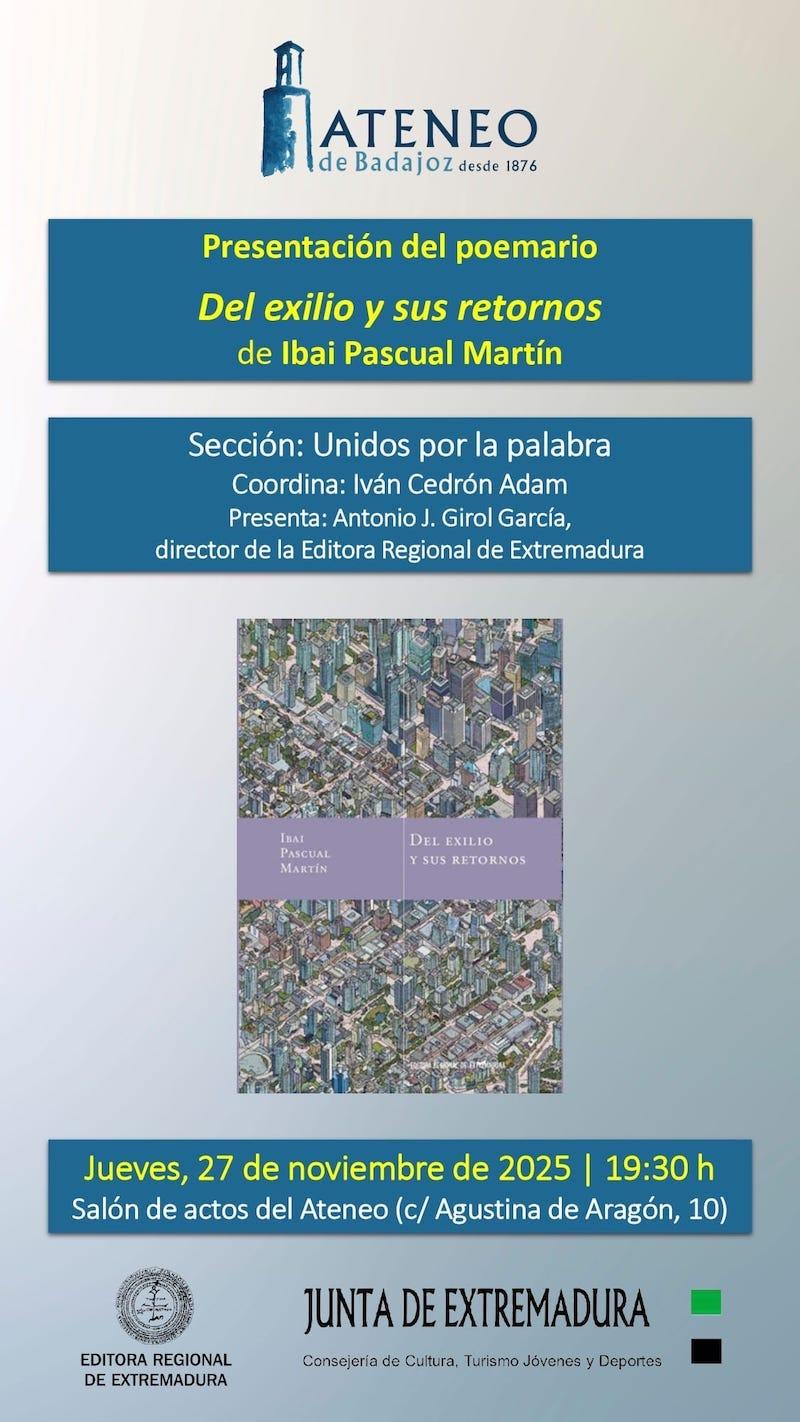 Presentación del poemario 'Del Exilio y sus Retornos'