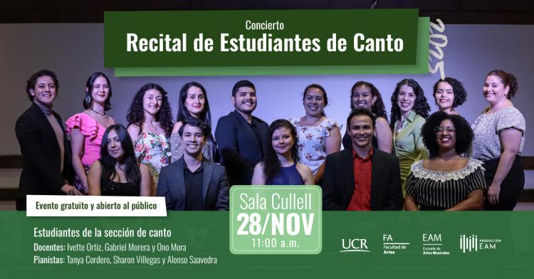 Recital de estudiantes de canto