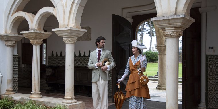 Visitas encenadas de Natal ao Palácio dos Condes Castro Guimarães