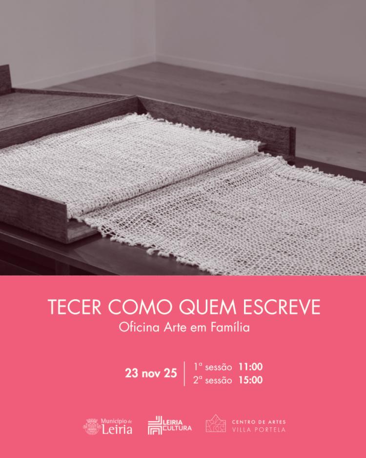 TECER COMO QUEM ESCREVE - Oficina criativa para famílias