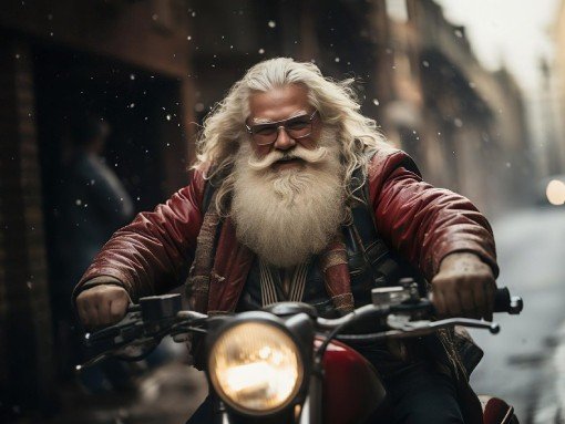 DESFILE DE NATAL, pelo Moto Clube de Lagos