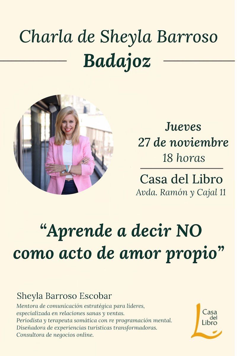 Charla 'Aprende a decir no como acto de amor propio'