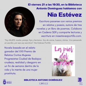 Encuentro literario con Nia Estévez