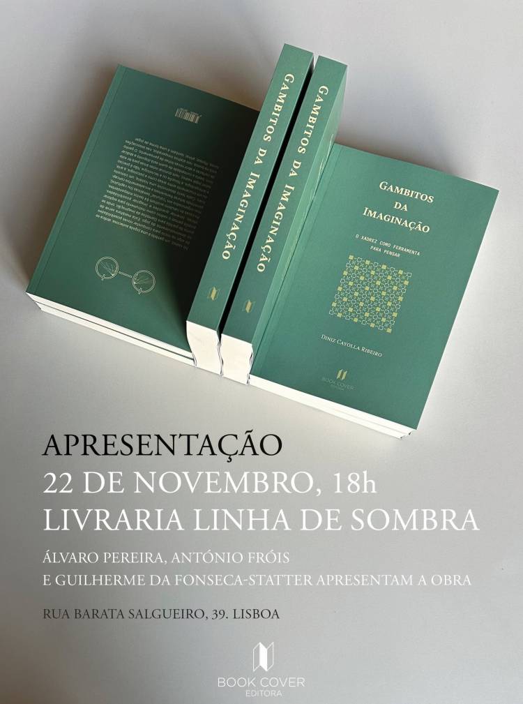 GAMBITOS DA IMAGINAÇÃO | O XADREZ COMO FERRAMENTA PARA PENSAR de Diniz Cayolla Ribeiro 