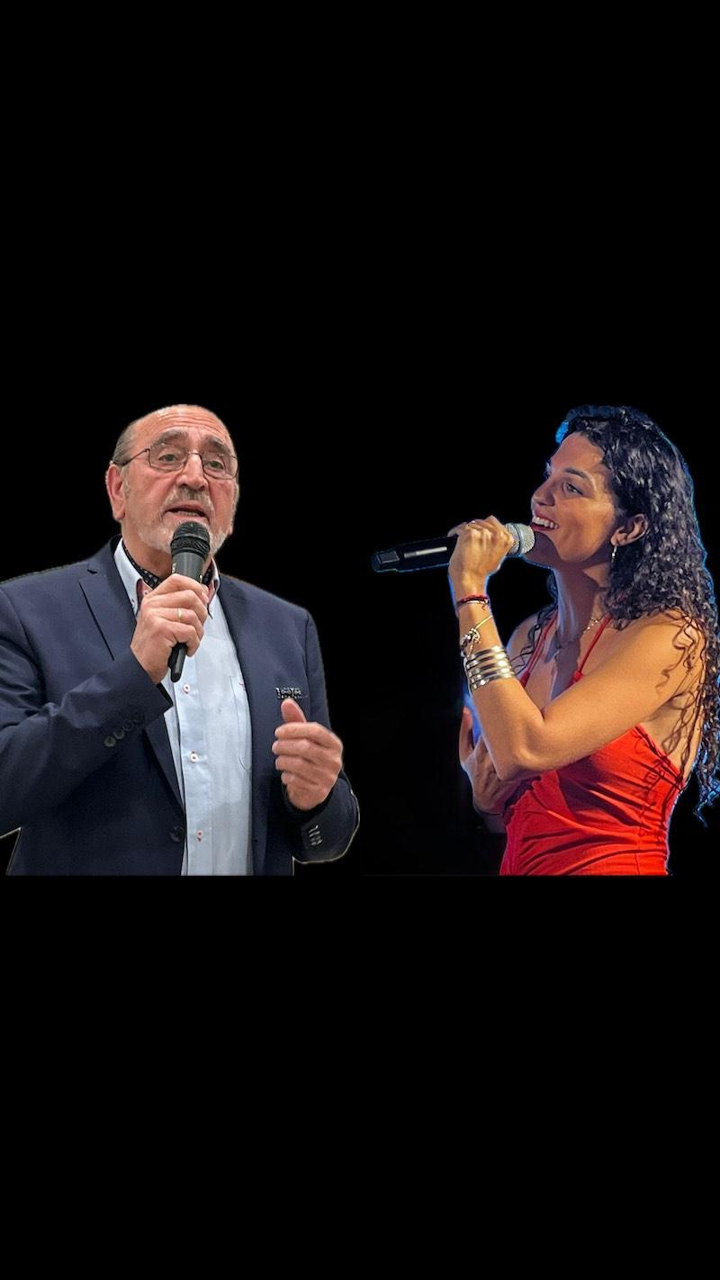Daniel López y Sofía Núñez en concierto