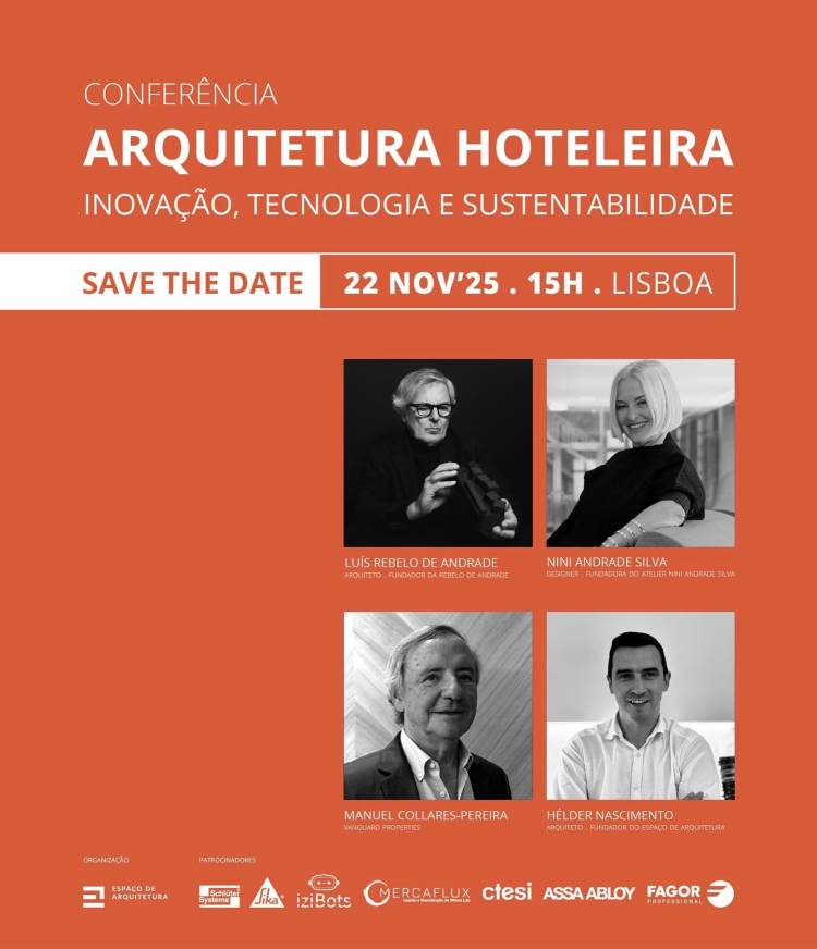 Conferência “Arquitetura Hoteleira: Inovação, Tecnologia e Sustentabilidade”