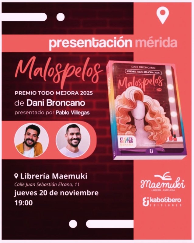 Presentación del libro 'Malospelos' de Dani Broncano