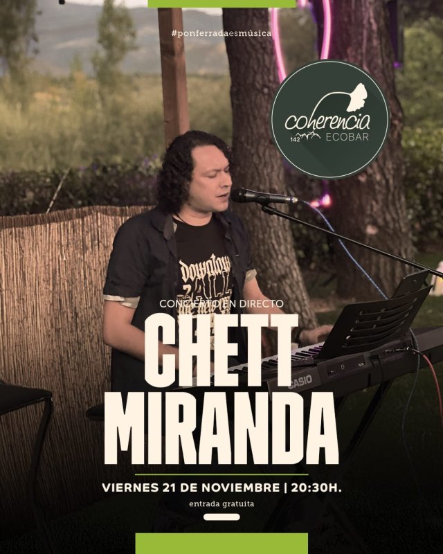 Concierto de Chett Miranda en Coherencia Ecobar