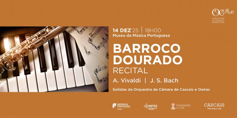 'Barroco Dourado', recital pela OCCO - Orquestra de Câmara de Cascais e Oeiras