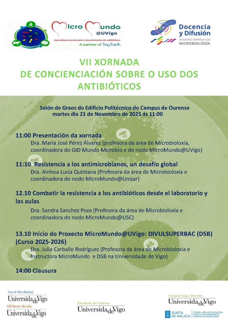 VII Xornada de Concienciación sobre o uso dos antibióticos