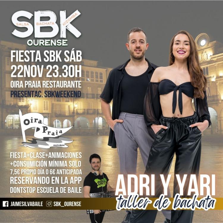 Fiesta SBK Weekend Ourense con Adri y Yari