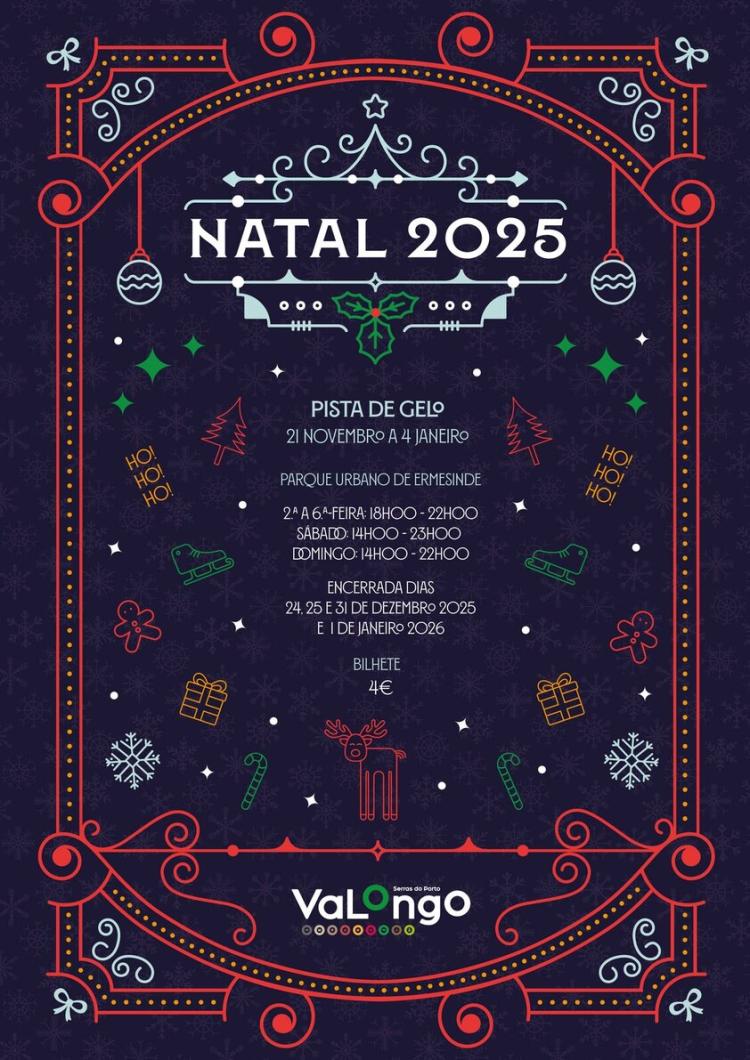 Pista de Gelo no Parque Urbano de Ermesinde abre a 21 de novembro