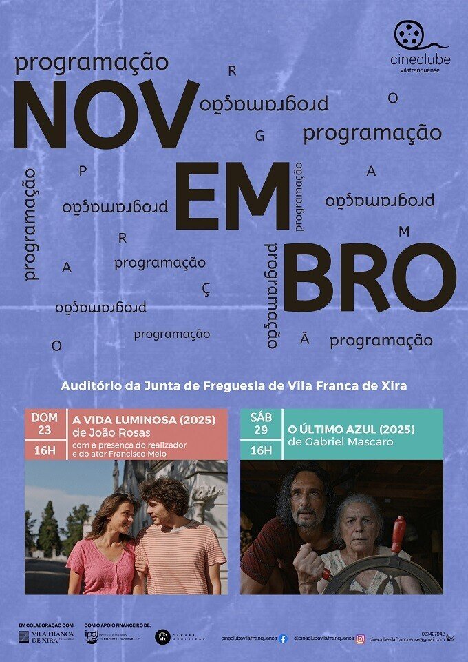 Programação de Novembro - Cineclube Vilafranquense