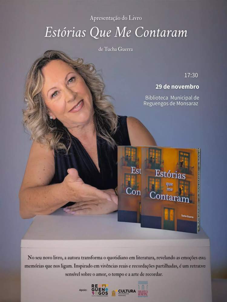 Apresentação do livro “Estórias Que Me Contaram” de Tucha Guerra em Reguengos de Monsaraz