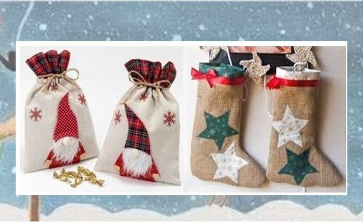 Obradoiro de calcetíns de Nadal e saquiños de tea