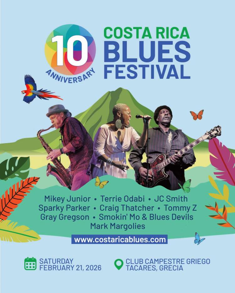 Costa Rica Blues Festival 10mo Aniversario | 21 de febrero