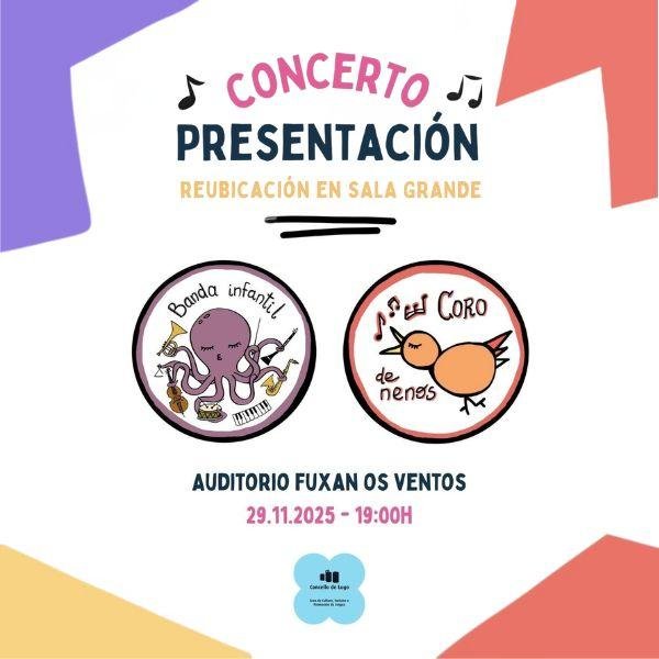 Concerto Presentación Banda Infantil (Sala Grande) - Coro de nen@s da Banda Filharmónica