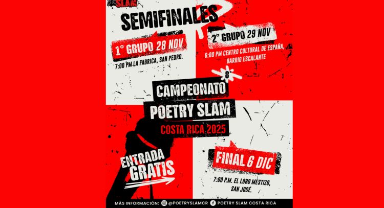VIII Campeonato Nacional de Poetry Slam Costa Rica 2025