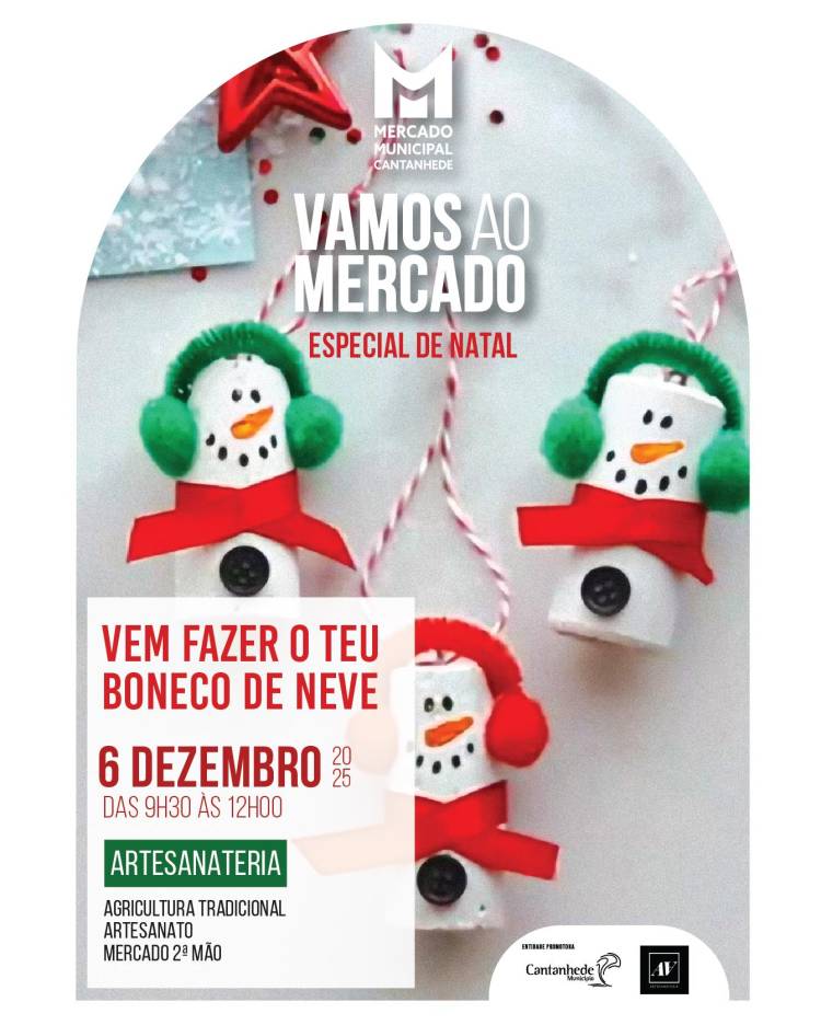 Workshop 'Vem fazer o teu boneco de neve'