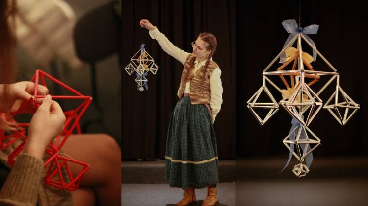 Construção de Espanta-Espíritos Ucranianos