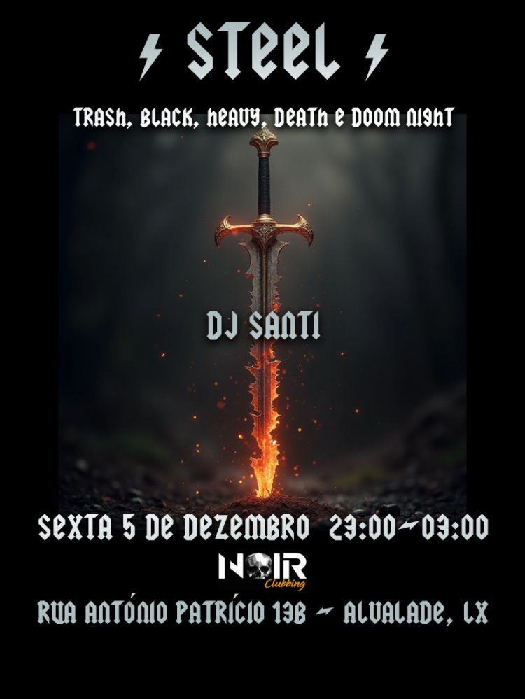STEEL - Trash, Black, Heavy & Doom Night